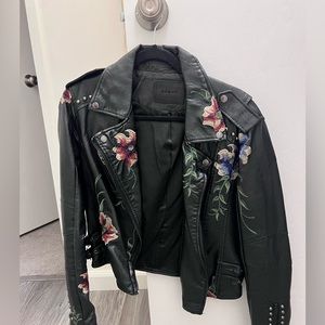 BlankNYC embellished leather jacket